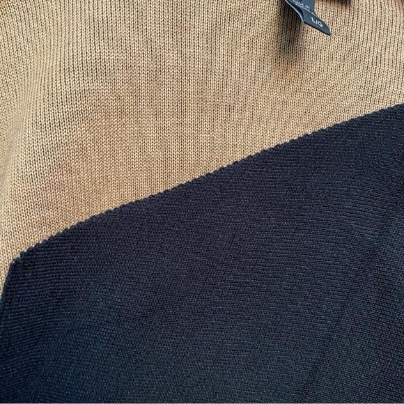 Eileen Fisher Silk & Organic Cotton Cascading Front Cardigan Black Reversible - Picture 11 of 14